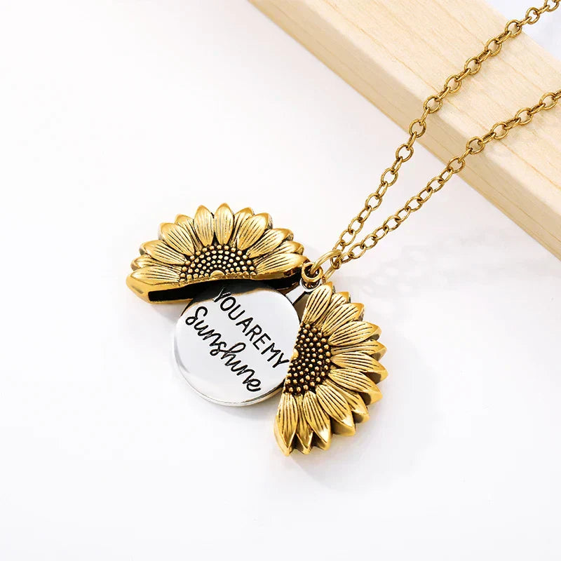 "You Are My Sunshine" Necklace โ Meaningful Gift for Her