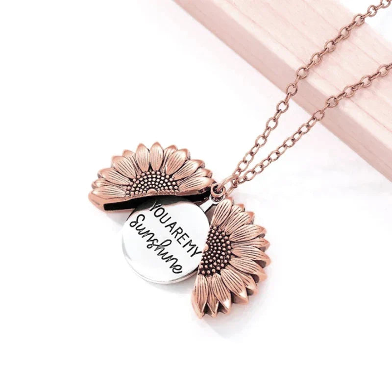 "You Are My Sunshine" Necklace โ Meaningful Gift for Her