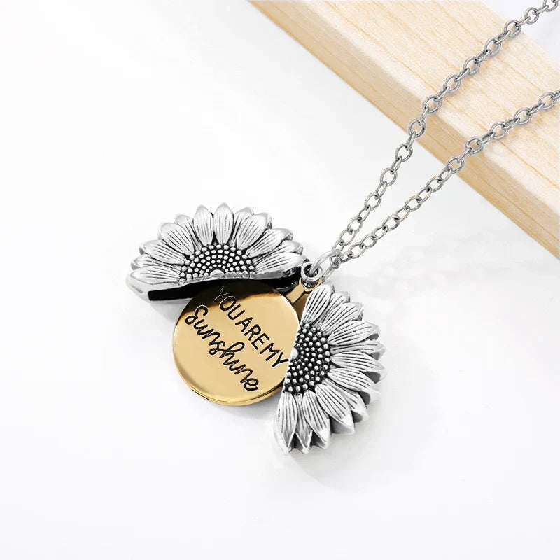 "You Are My Sunshine" Necklace โ Meaningful Gift for Her